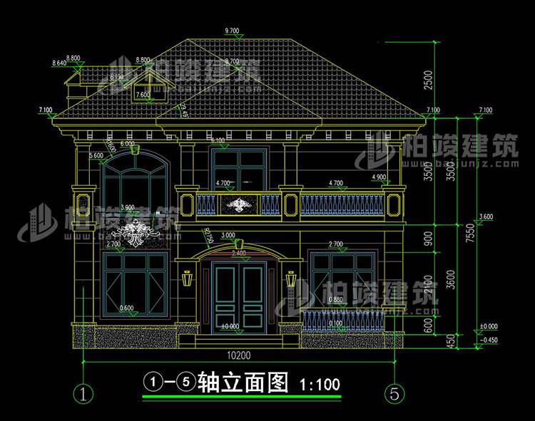 正立面图